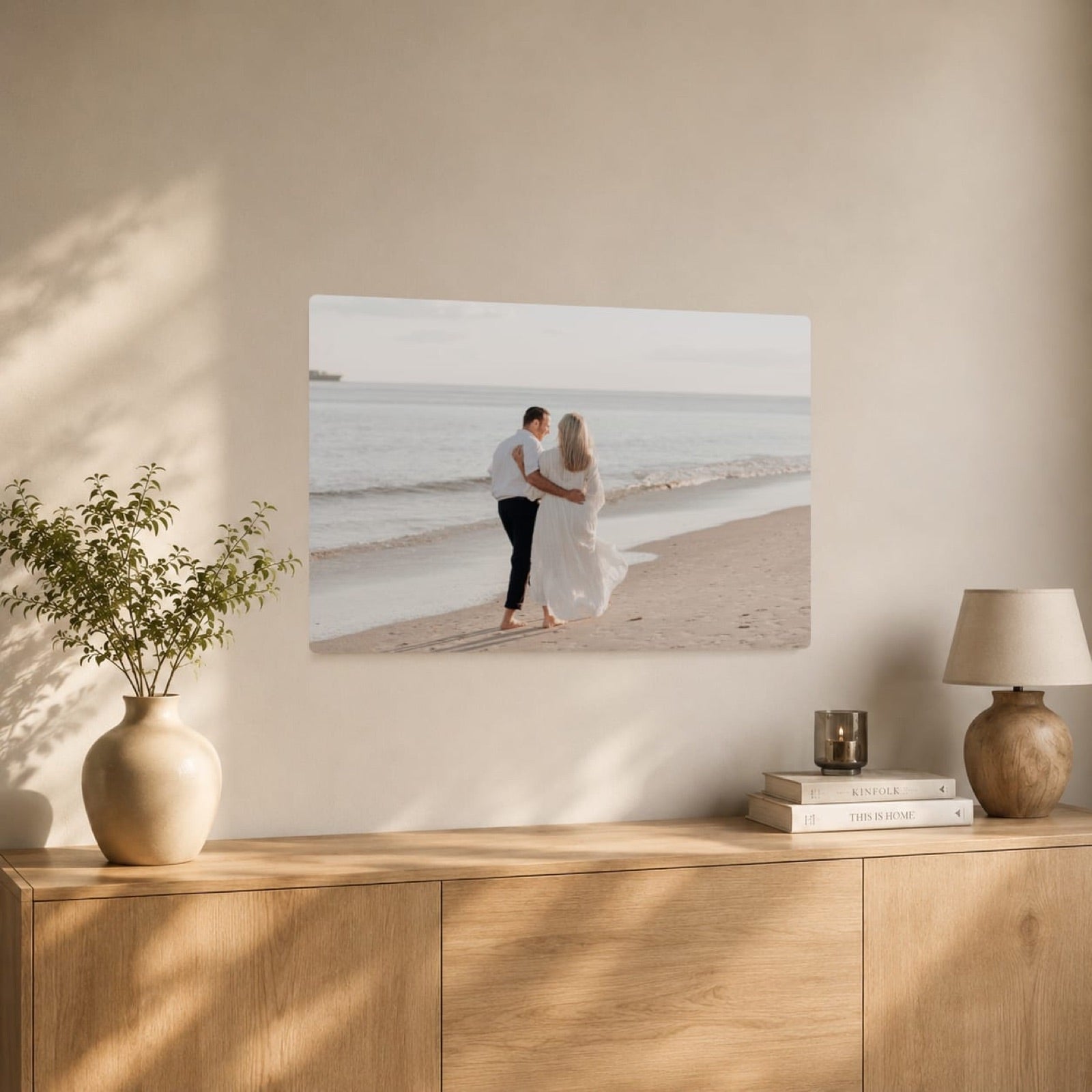 Mariage — aluminium brossé, au mur — tirage photo fabriqué en Savoie par maphotosur